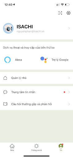 Android application ISACHI screenshort