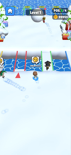 Snow Race 3D: Ice Runner Funny screenshot 4