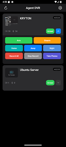 Agent DVR Remote Screenshot 4 - AppWisp.com