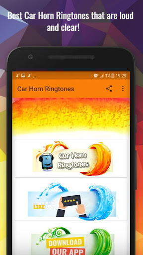 Android application Car Horn Sounds screenshort