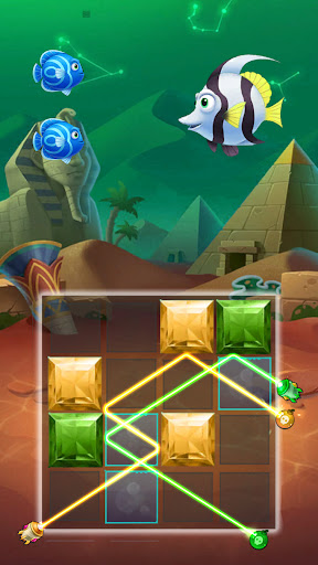 Fish Laser Logic Puzzle Games Screen 2