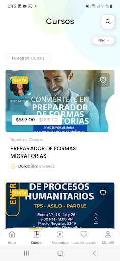 Android application IIF Online Class screenshort
