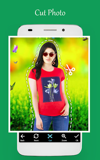 Women T shirt photo editor Screen 3
