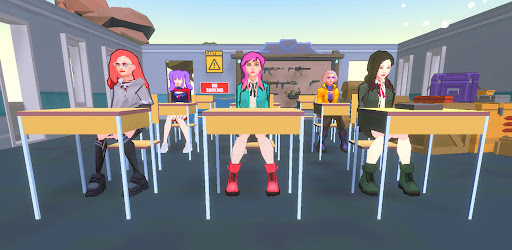 Zombies vs Schoolgirls defense