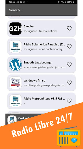 Android application Radio Chile - FM Music screenshort