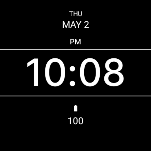 Black Max Watch Face Logo