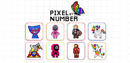 Pixel by Number - Pixel Arts