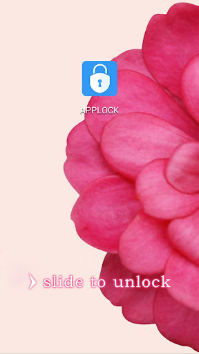 AppLock Theme Watermark Flower Screen 3