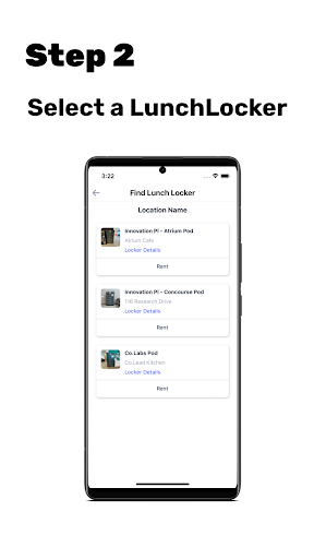 LunchLocker Screen 2