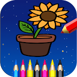 Cover Image of Baixar Flower Coloring Book  APK