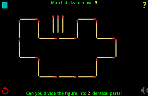 Android application Alamot's Matchstick Puzzles screenshort