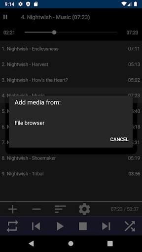 Dazzle - Media Player Screen 3
