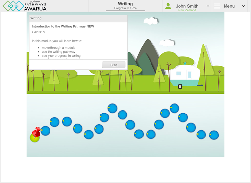 Writing: Pathways Awarua Screen 2