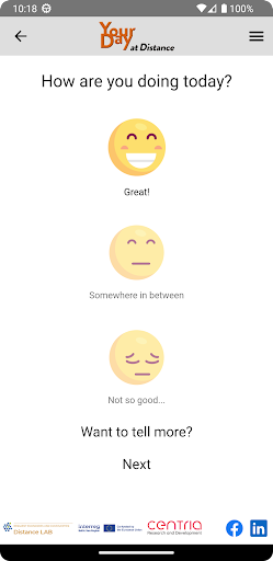 Your Day at Distance Screen 2