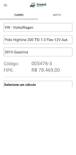 Invest Benefícios Screen 3