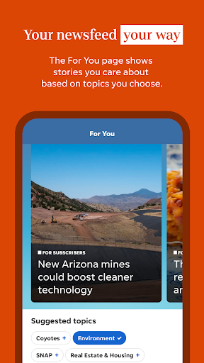 Screenshot of AZ Central: Arizona Republic