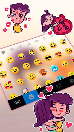 Cute Anime Kiss Theme Screenshot 3 - AppWisp.com