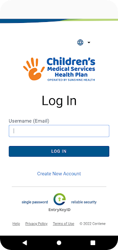 Childrens Medical Services Screen 2