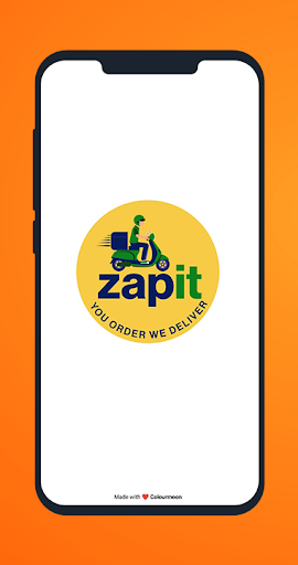 Android application Zapit Delivery Partner screenshort