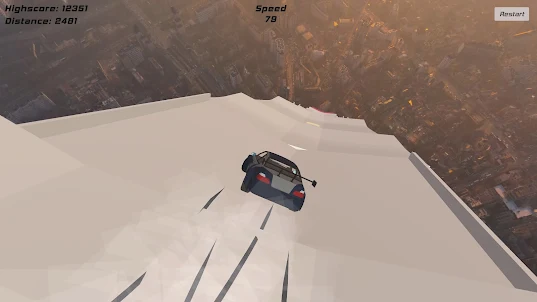 Stunt Racing Mega Ramp Game