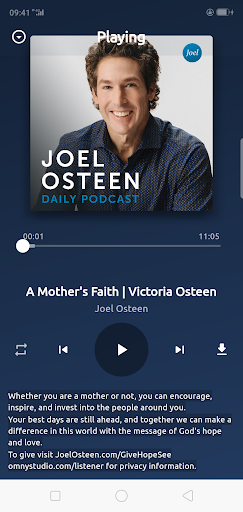 Joel Osteen Podcasts Screen 2