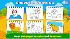 screenshot of Coloring & Learn Animals