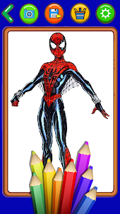 Spider Web Master Coloring