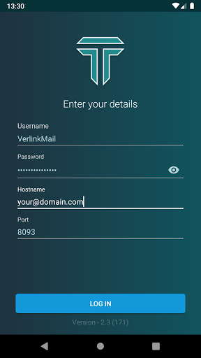 Android application Verlink Mail screenshort