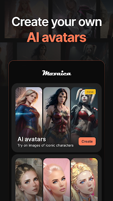Mosaica AI avatars and filtersのおすすめ画像1