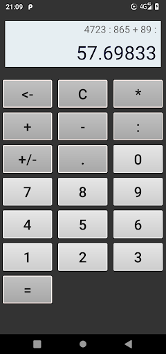 Calculator Screen 2