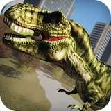 Simulator T-Rex in City icon