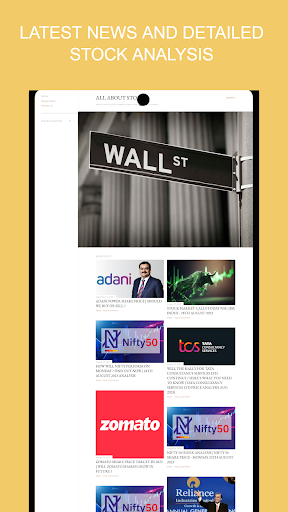 Android application All About Stocks screenshort