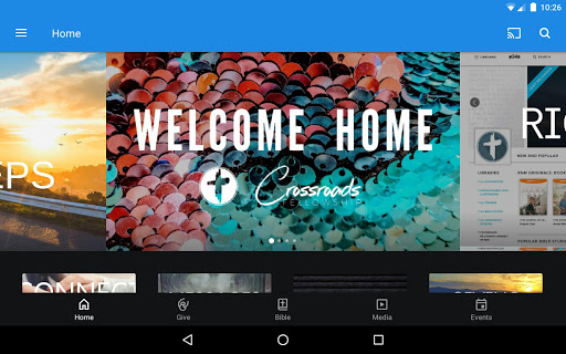 Screenshot of Crossroads Fellowship Houston