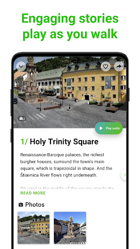 Banska Stiavnica SmartGuide Screen 2