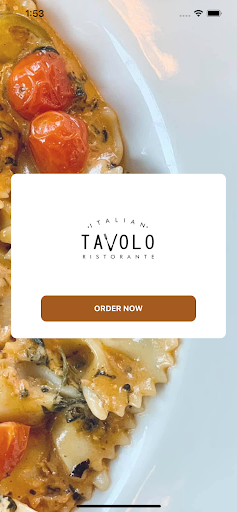 Android application Tavolo Italian Ristorante screenshort