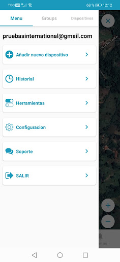 Android application International GPS screenshort