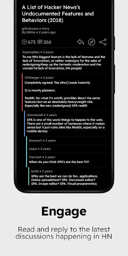 Trilby for Hacker News Screen 2