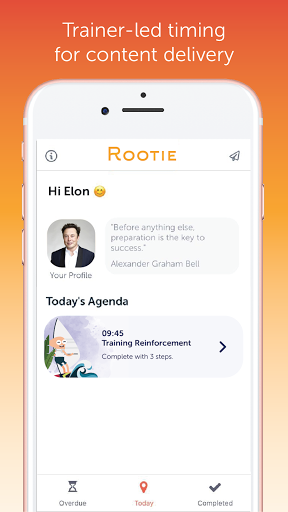 Android application Rootie Micro - Learning Platfo screenshort