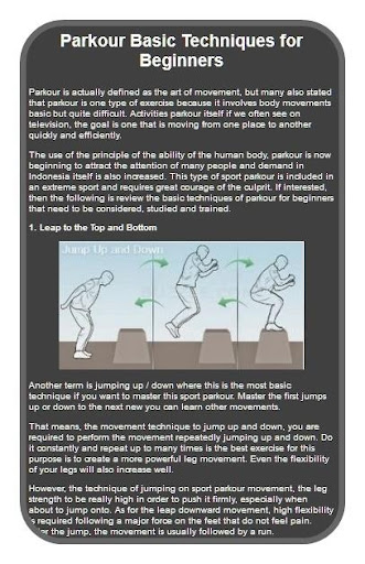 Tricks to Become a Beginners Parkour