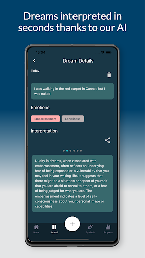 Android application Dream Advisor : AI Journal screenshort