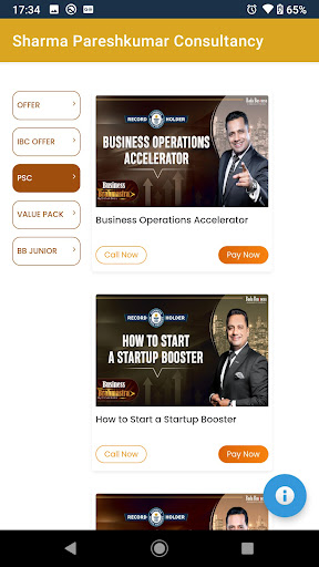 Sharma Pareshkumar Consultancy Screen 2