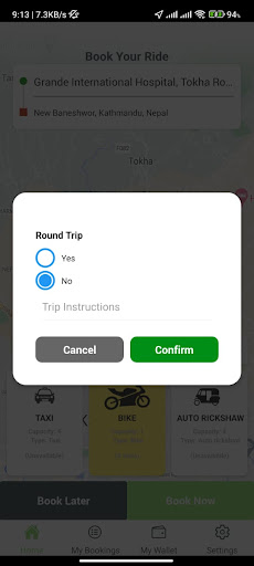 LUMBINI CAB Screen 2