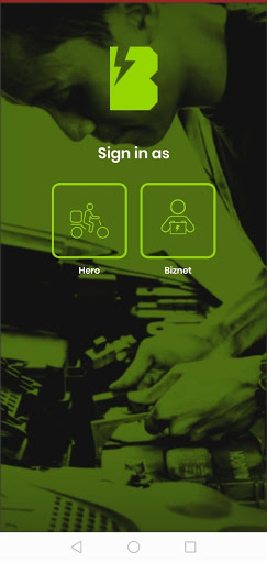 Android application Bateriku Business screenshort