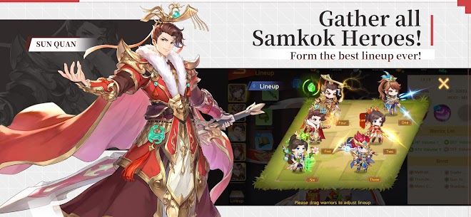 Dynasty Heroes: Legend of SamKok MOD APK v0.0.52 (Free purchase) for Android 3