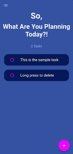 Android application Priority List screenshort