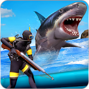 Angry Shark Attack: Deep Sea Shark Hunting Games