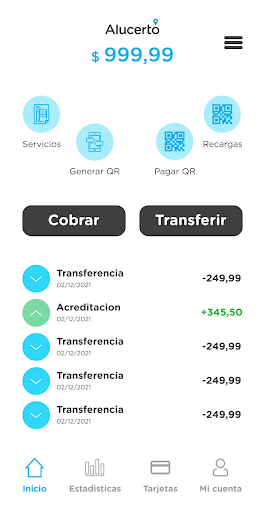 Android application Alucerto screenshort
