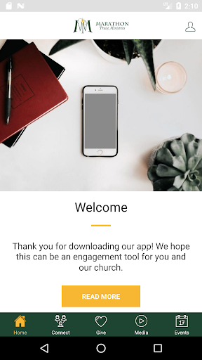 Android application Marathon Praise Ministries screenshort