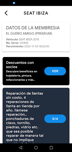 Android application El Guero Amigo screenshort