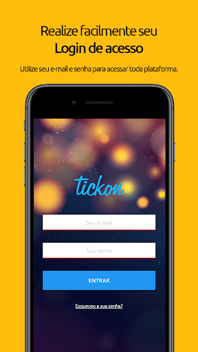 Android application Tickon - Organizador screenshort